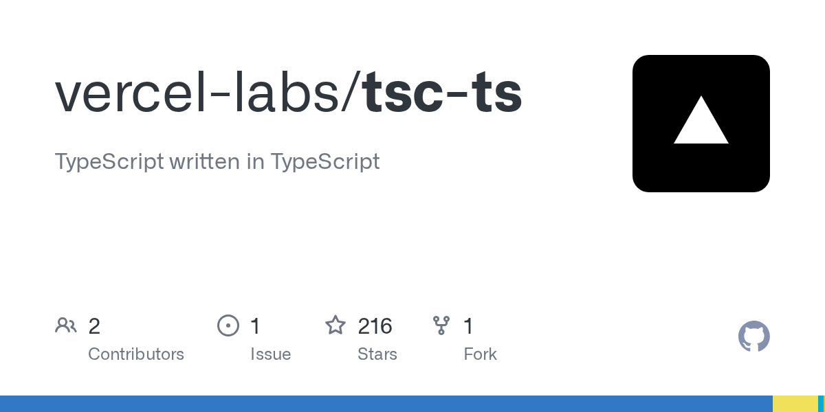 tsc-ts：用 TypeScript 编写的 TypeScript 图片 1
