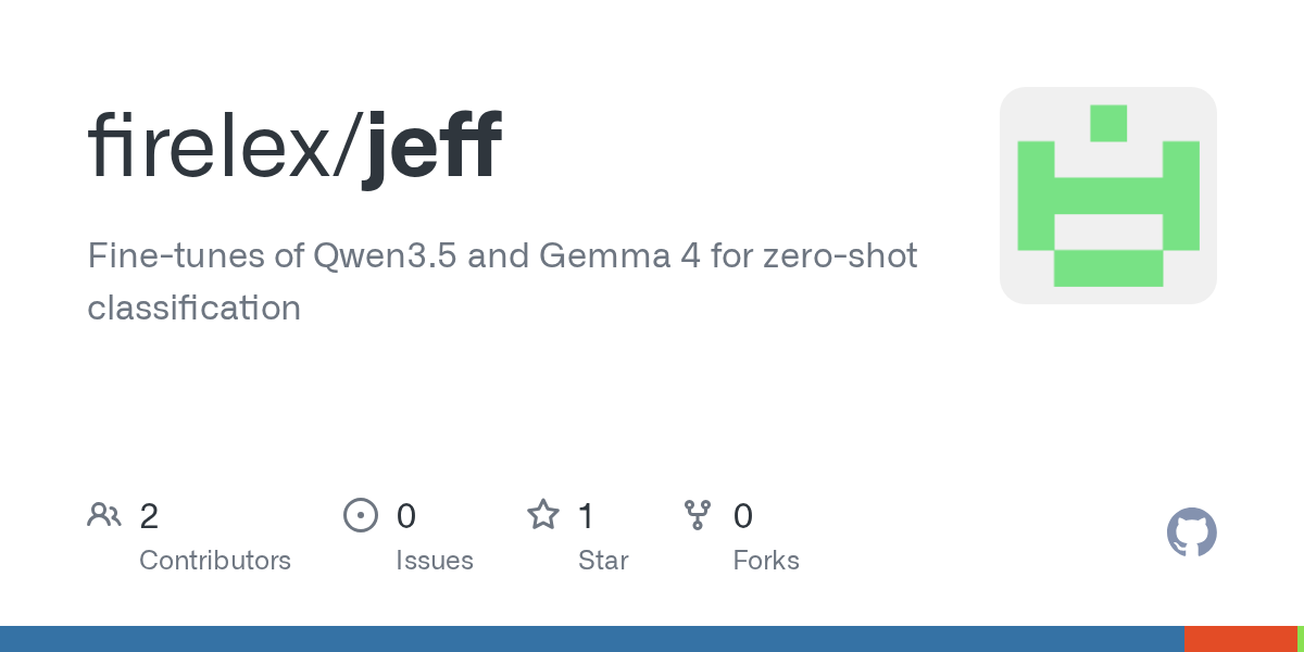 Jeff – Jev 兼容的 0.8B 决策模型，可在家训练，约 30 毫秒 图片 1