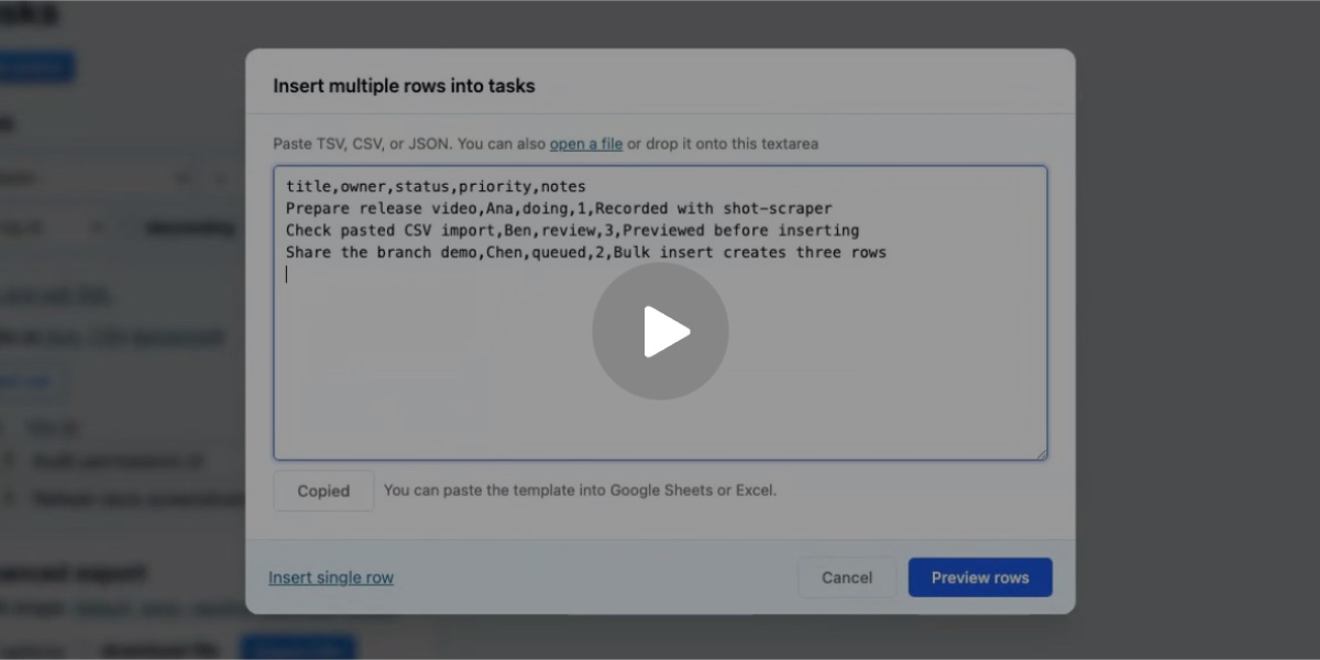 Shot-scraper video tool for recording YAML-defined webapp feature demos 图片 1