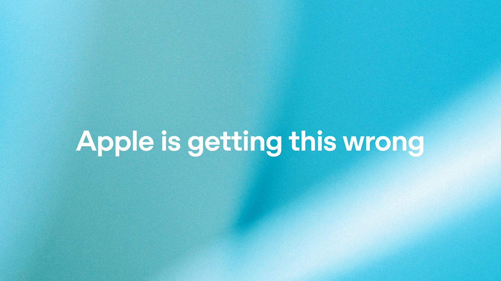 Apple is getting this wrong 图片 1