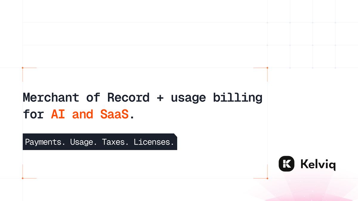 We built a zero-webhook Merchant of Record for SaaS 图片 1