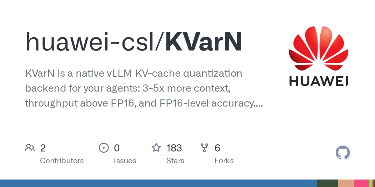 KVarN: Native vLLM KV-cache quantization back end by Huawei 图片 1