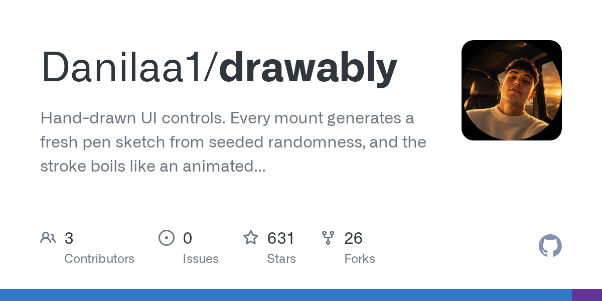 Drawably：手绘风格的 UI 控件库 图片 1