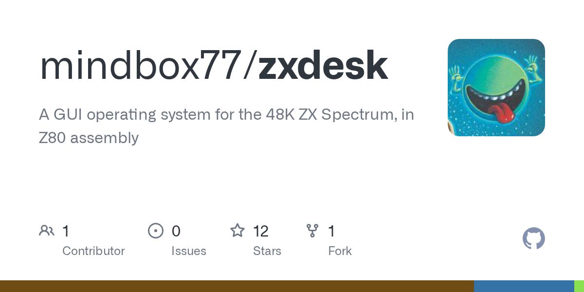 ZX Desk：运行在 ZX Spectrum 48K 上的图形桌面环境 图片 1