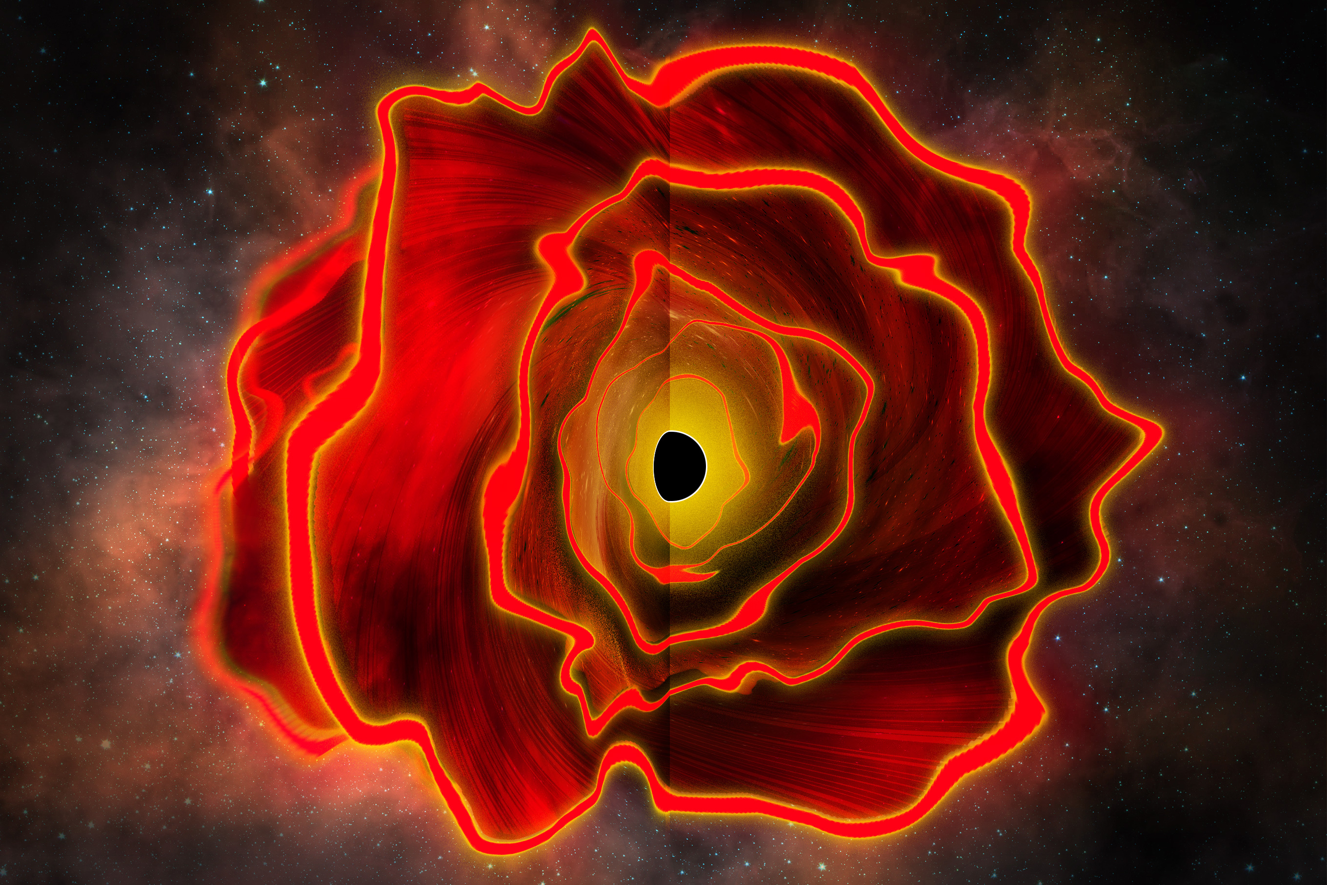 Astronomers discover a new type of astrophysical object: A black hole star 图片 1