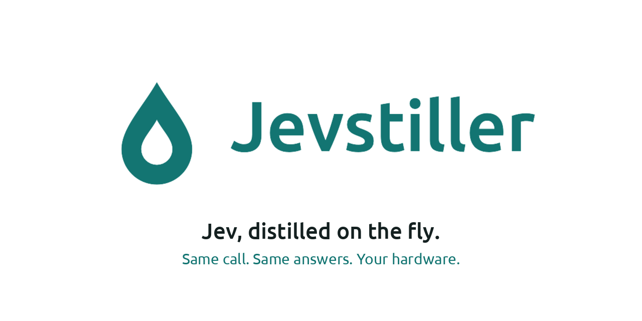 Jevstiller – 将 Jev 蒸馏为本地模型，带有不一致性界 图片 1