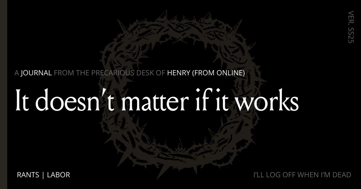 It doesn't matter if it works 图片 1