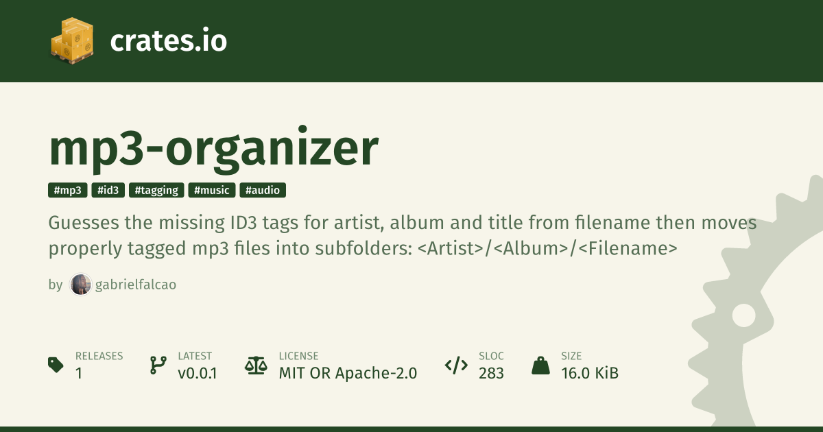 MP3 整理器 图片 1