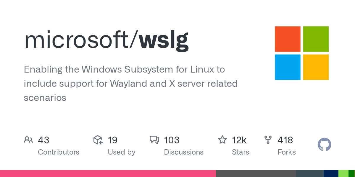 WSLg: Windows Subsystem for Linux GUI 图片 1