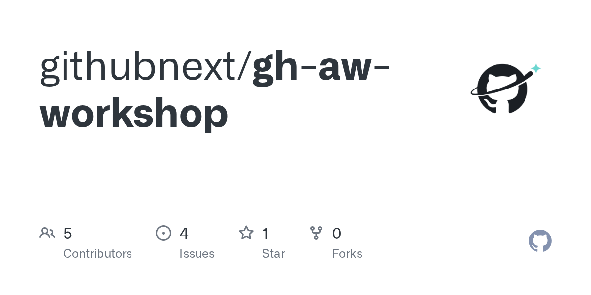 copilot-swe-agent pushed gh-aw-workshop 图片 1