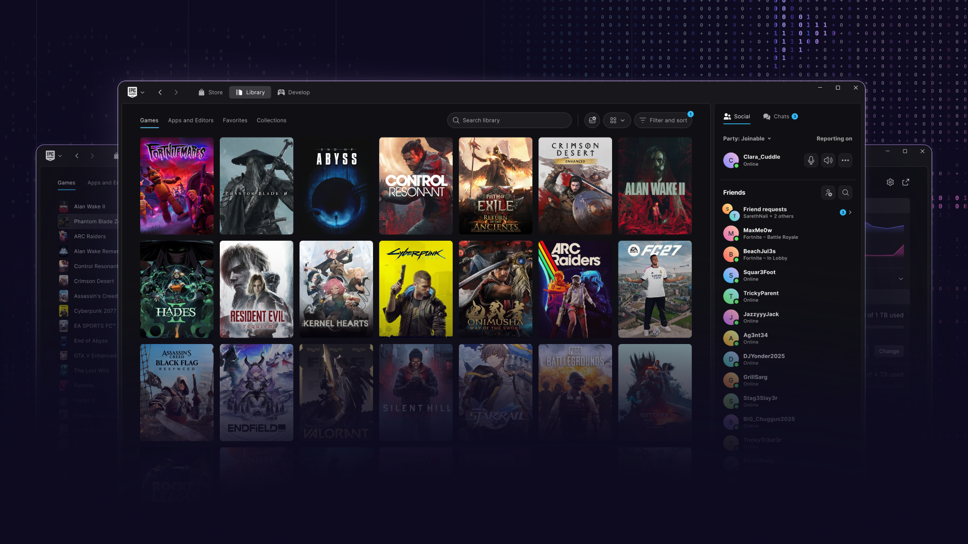 新的（用 vibe coding 编写的）Epic Games 启动器 图片 1