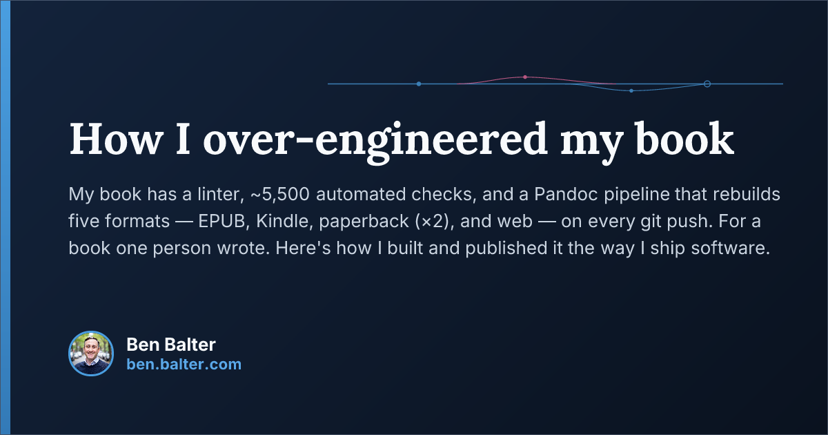 How I Over-Engineered My Book 图片 1