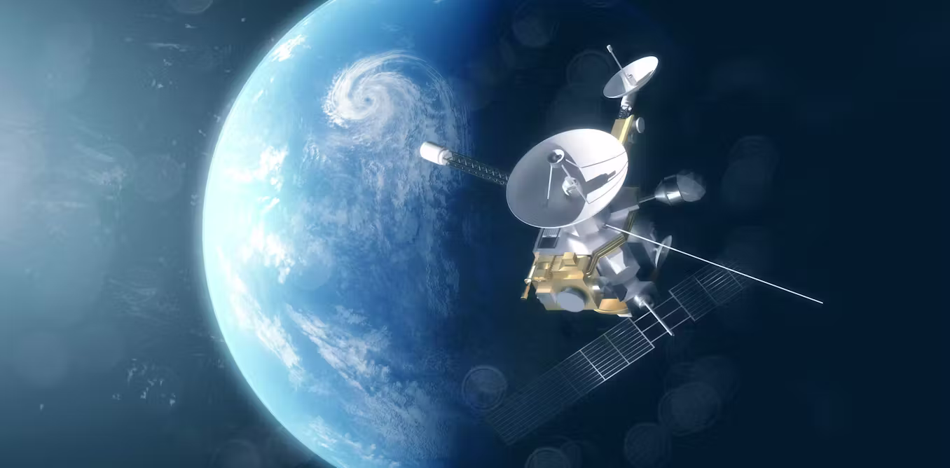 A new clock measures the chance of satellite collisions 图片 1