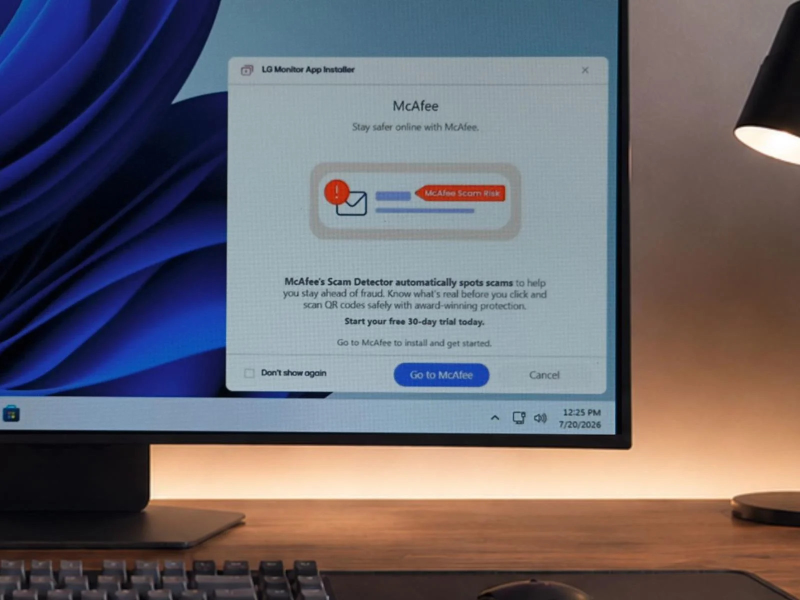 Microsoft Forces LG To Kill McAfee Popups In Bloatware Crackdown 图片 1