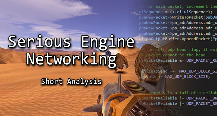 Serious Engine Networking - Dive-in Analysis 图片 1
