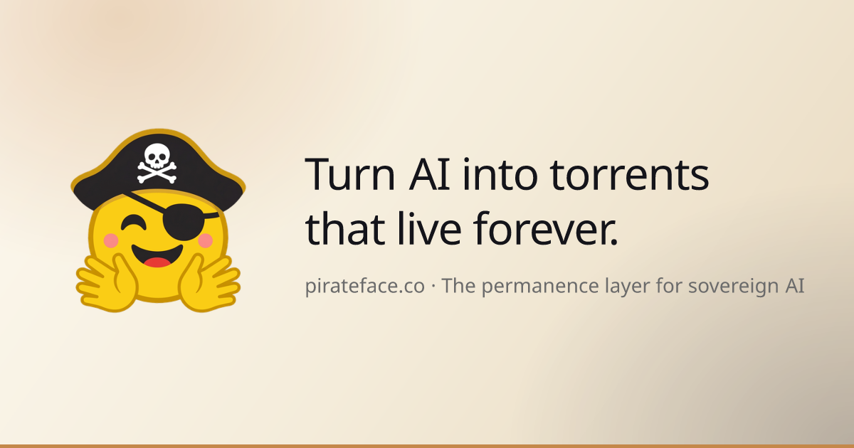 Pirate Face 用 P2P 群组把开源模型从删除中抢救出来 图片 1