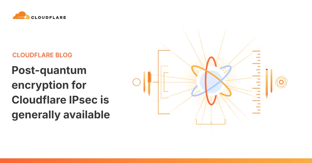Post-quantum encryption for Cloudflare IPsec is generally available 图片 1