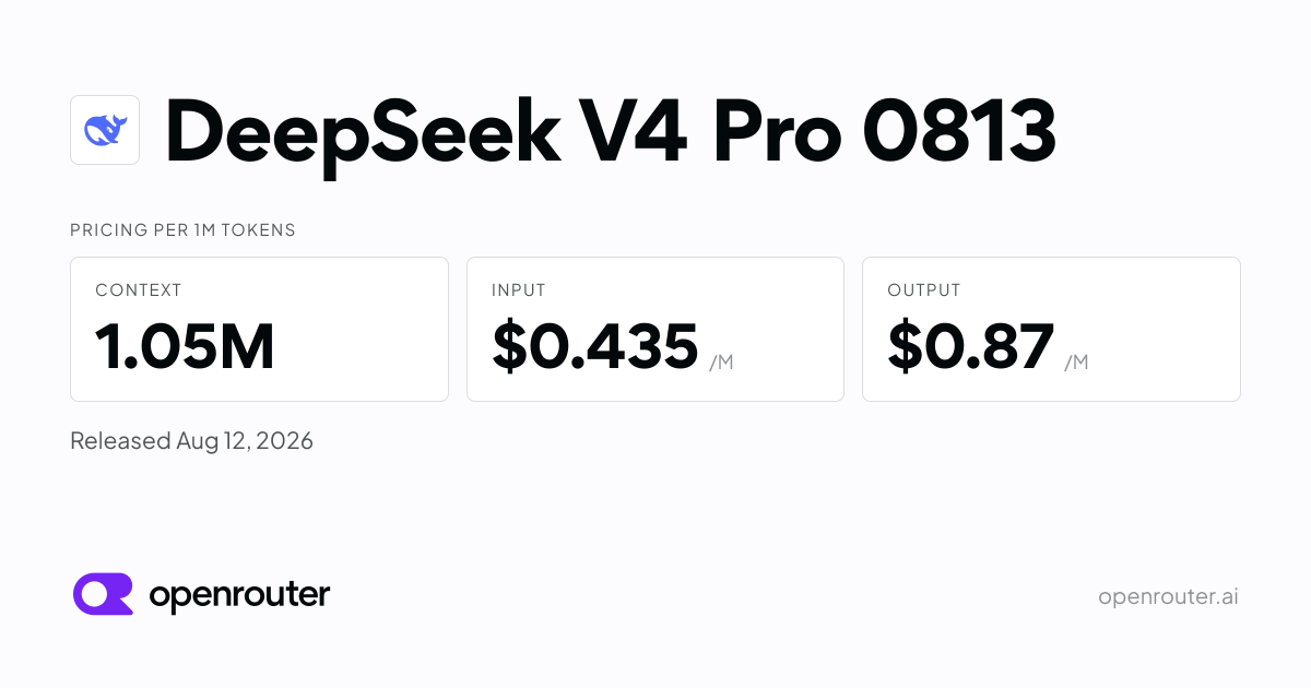 DeepSeek V4 Pro 0813 图片 1