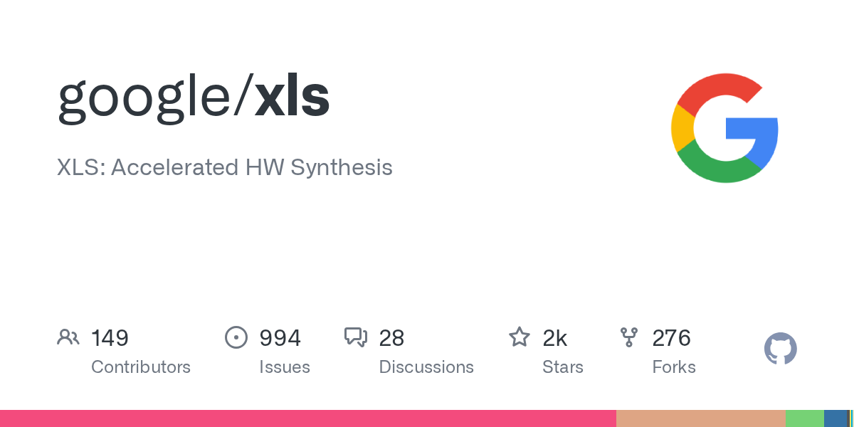 XLS：Google开源的加速硬件综合工具链 图片 1