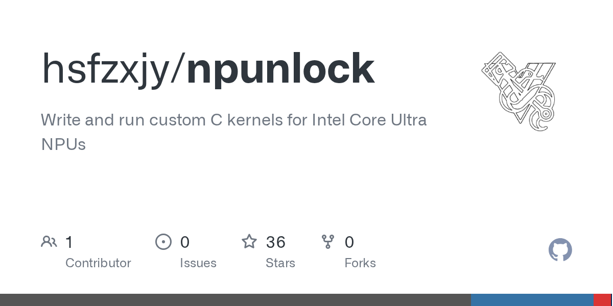 Npunlock – 为 Intel NPU 运行自定义 C 内核 图片 1