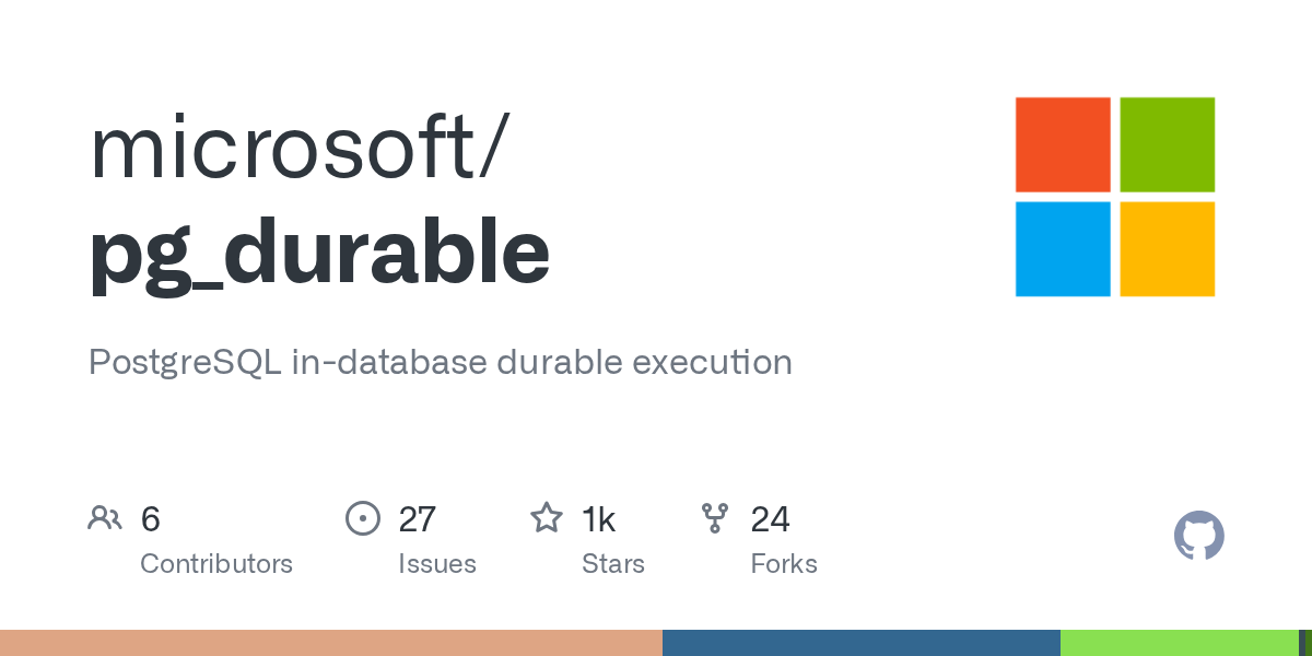 Pg_durable: Microsoft open sources in-database durable execution 图片 1