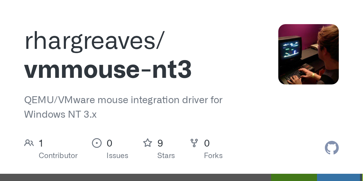 VMMouse 用于 NT 3.x：QEMU/VMware 鼠标集成驱动 图片 1