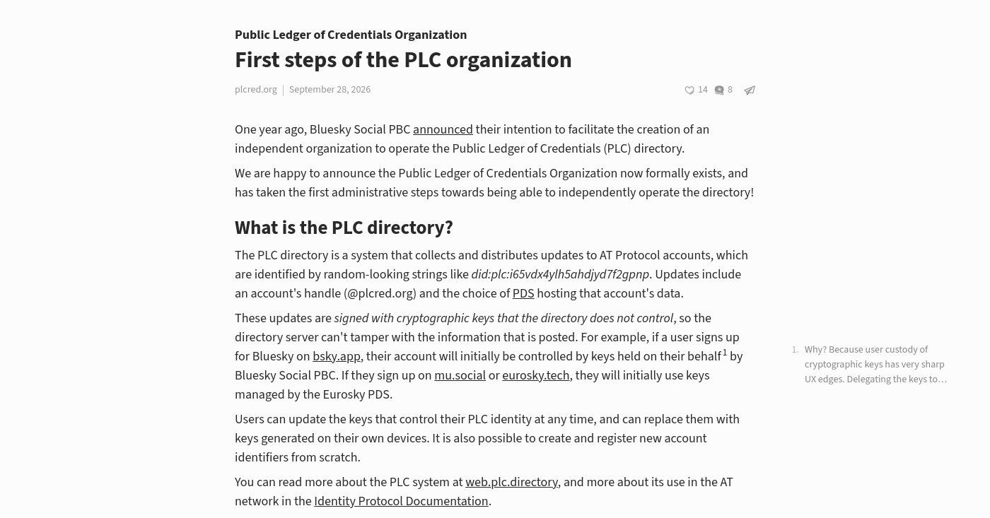 PLC 组织的第一步 —— 独立公共凭证账本 图片 1