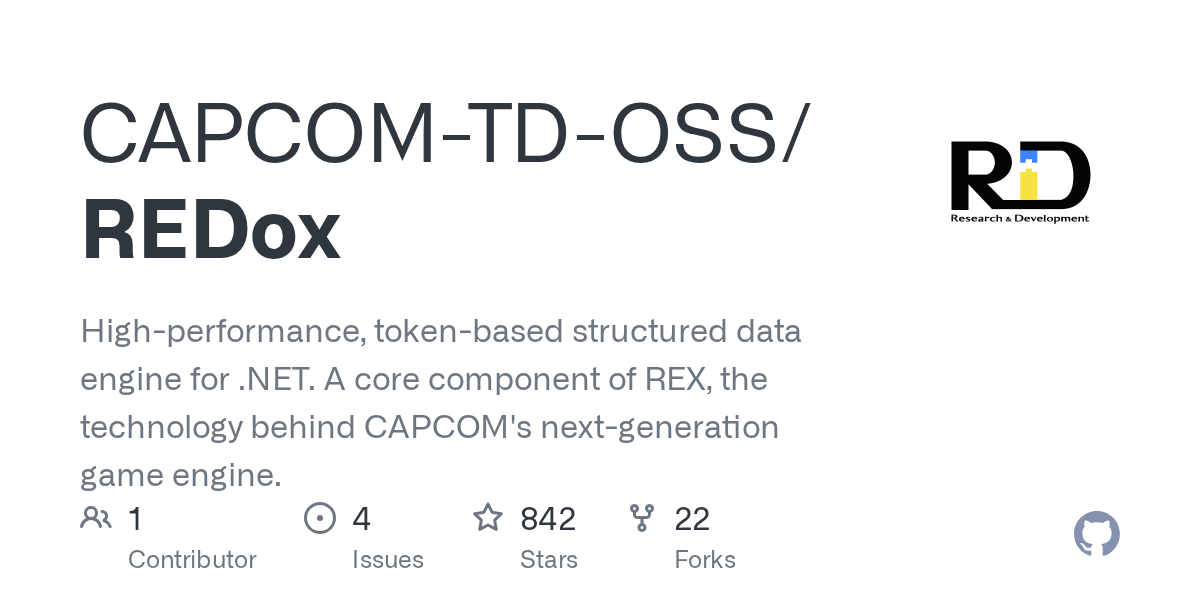 Capcom RE:Dox，面向游戏引擎的开源序列化/反序列化引擎 图片 1