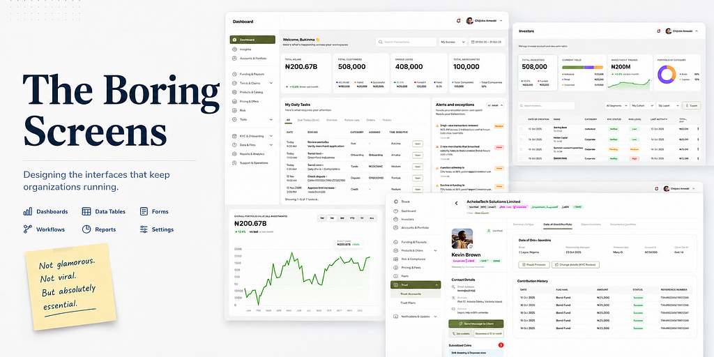 The boring screens that run the world: a designer’s case for taking admin tools seriously. 图片 1