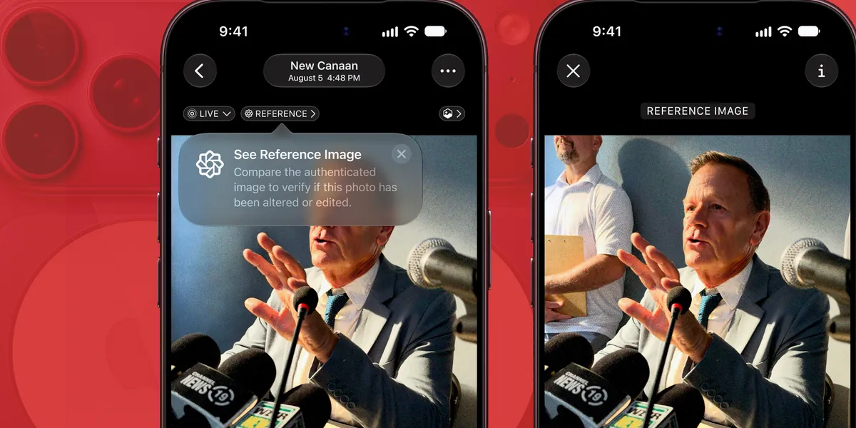 Apple 用新 iPhone Pro 的参考图像功能对抗深度伪造 图片 1