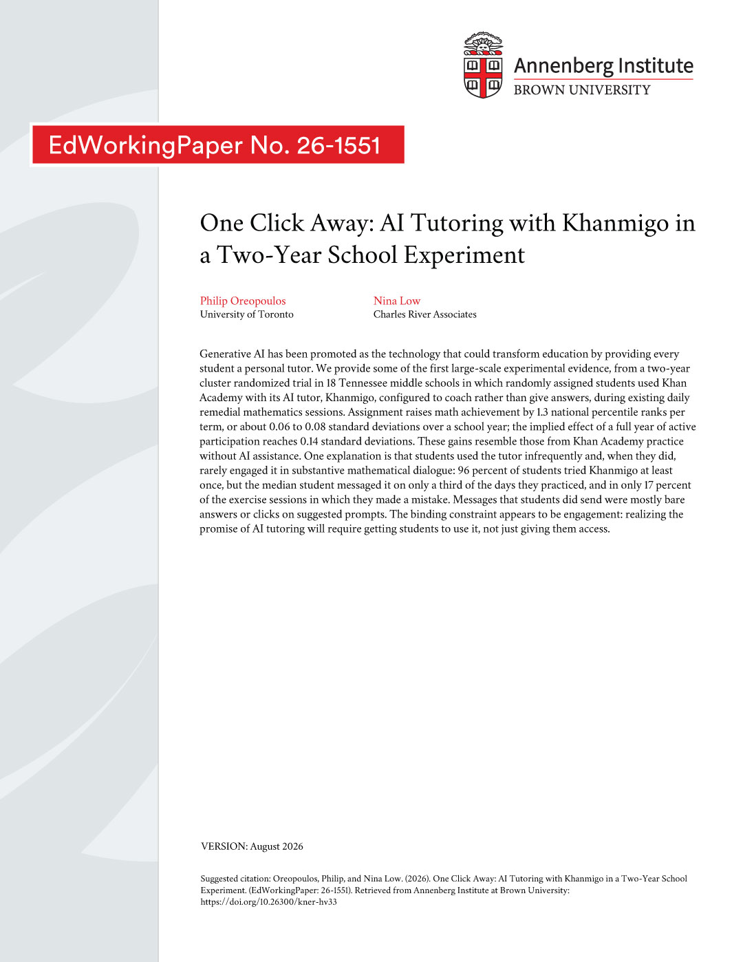 AI 辅导与 Khanmigo 在为期两年的学校实验中的表现 图片 1