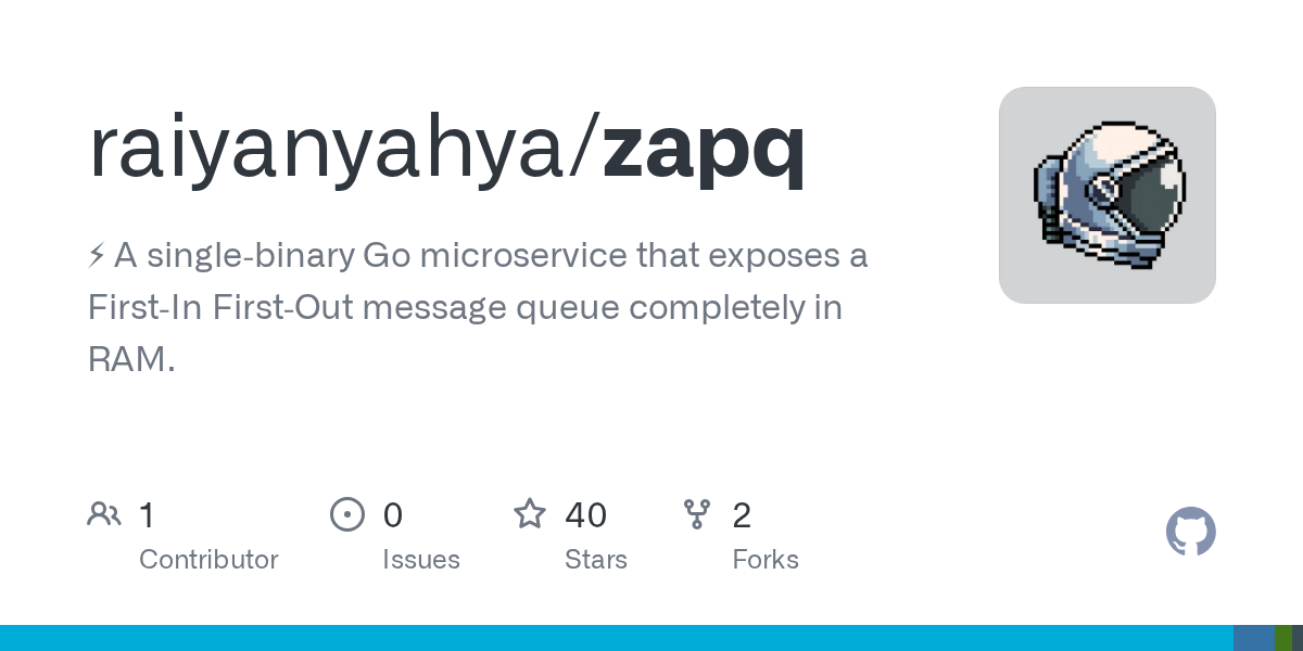 A Go service that exposes a FIFO message queue in RAM 图片 1
