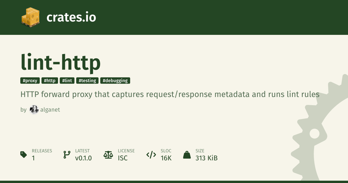 Lint-HTTP 0.1.0：开箱即用的 HTTP 流量 Lint 工具 图片 1
