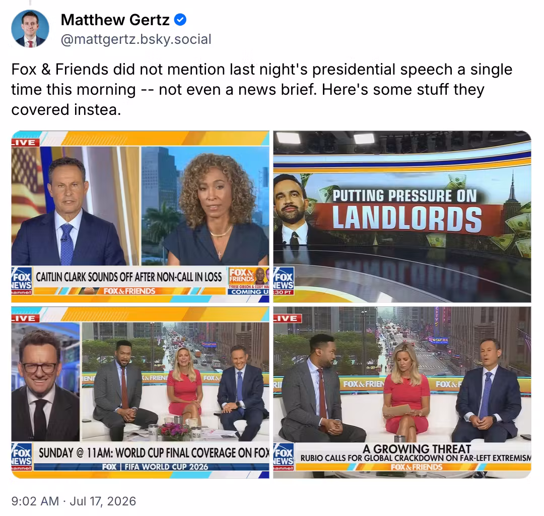 Trump’s Favorite News Show Totally Ignores His Election Fraud Speech 图片 1