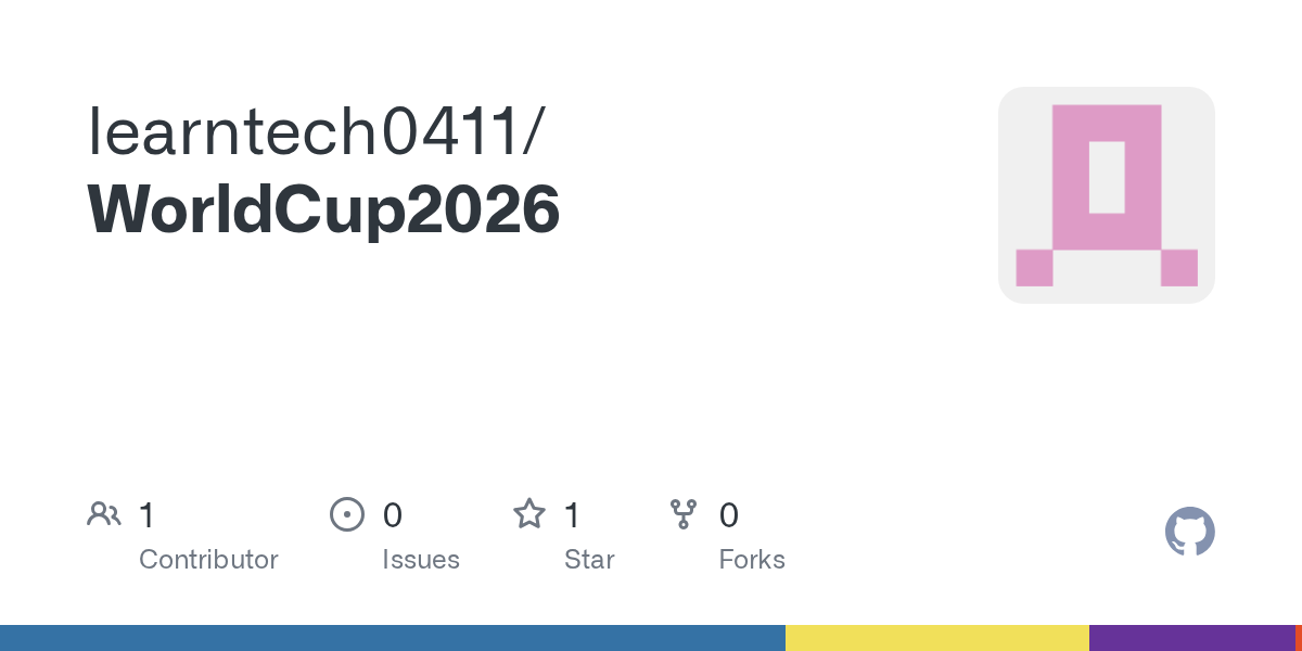 learntech0411 pushed WorldCup2026 图片 1