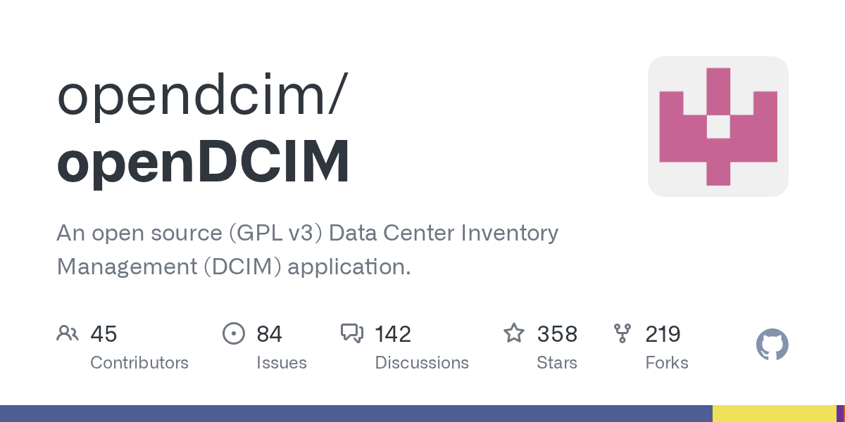 las7 starred opendcim/openDCIM 图片 1