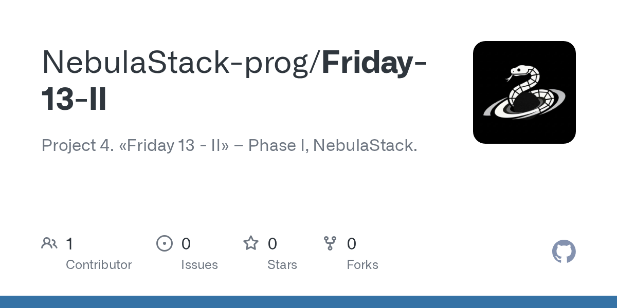 NebulaStack-prog pushed Friday-13-II 图片 1