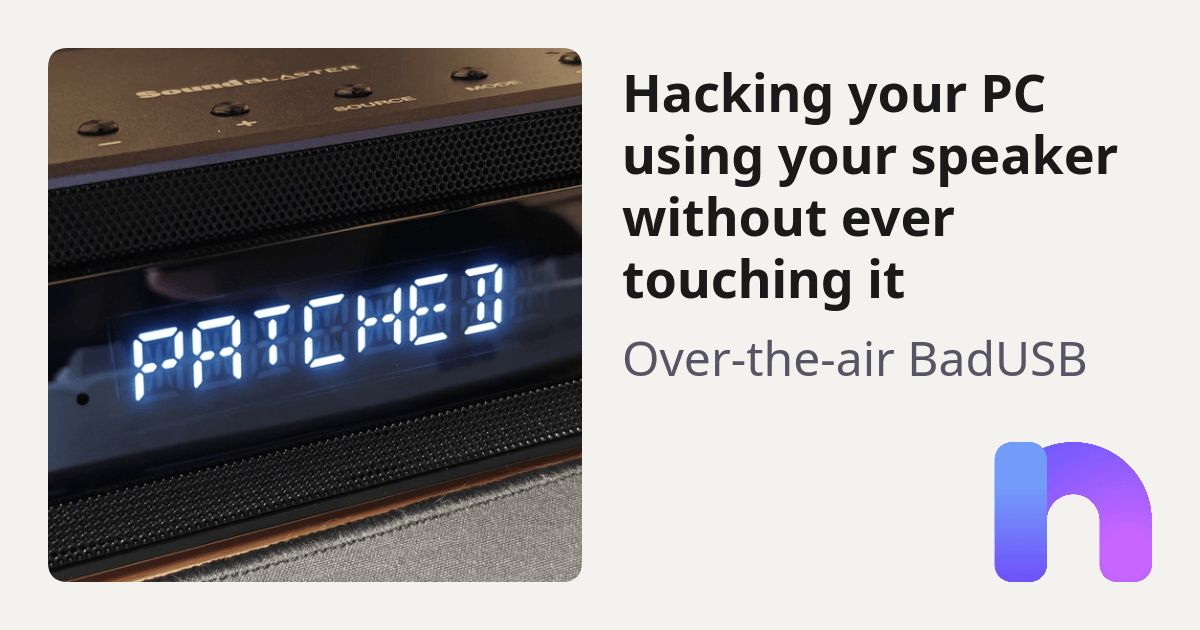Hacking your PC using your speaker without ever touching it 图片 1