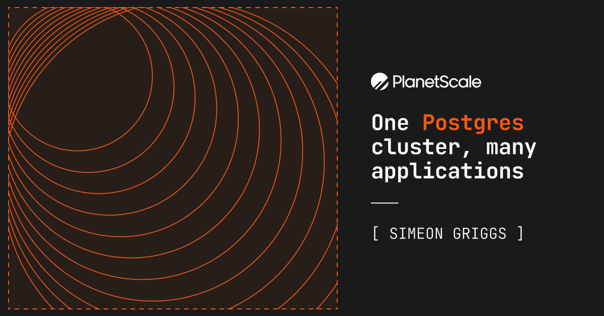 One Postgres cluster, many apps 图片 1