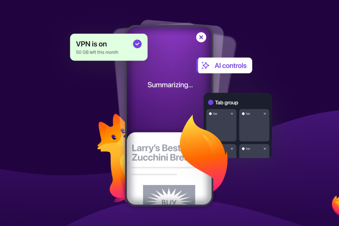 What's new in Firefox mobile: Less clutter, more control, a free built-in VPN 图片 1