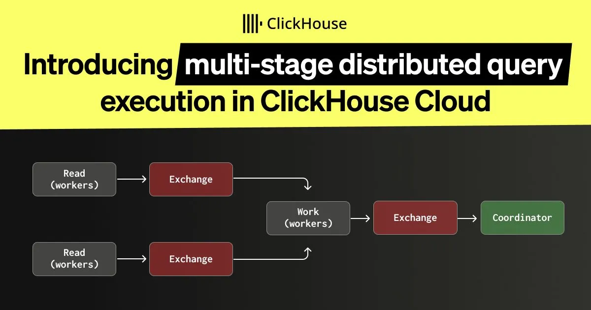 Multi-stage distributed query execution in ClickHouse Cloud 图片 1