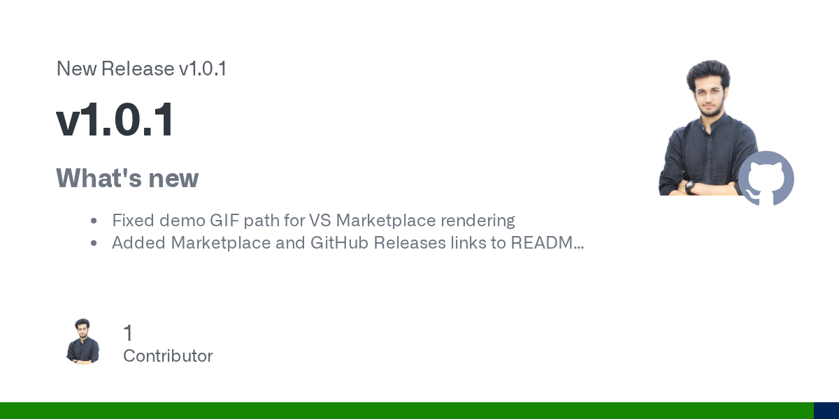 firish released v1.0.1 at firish/claude_code_vs 图片 1