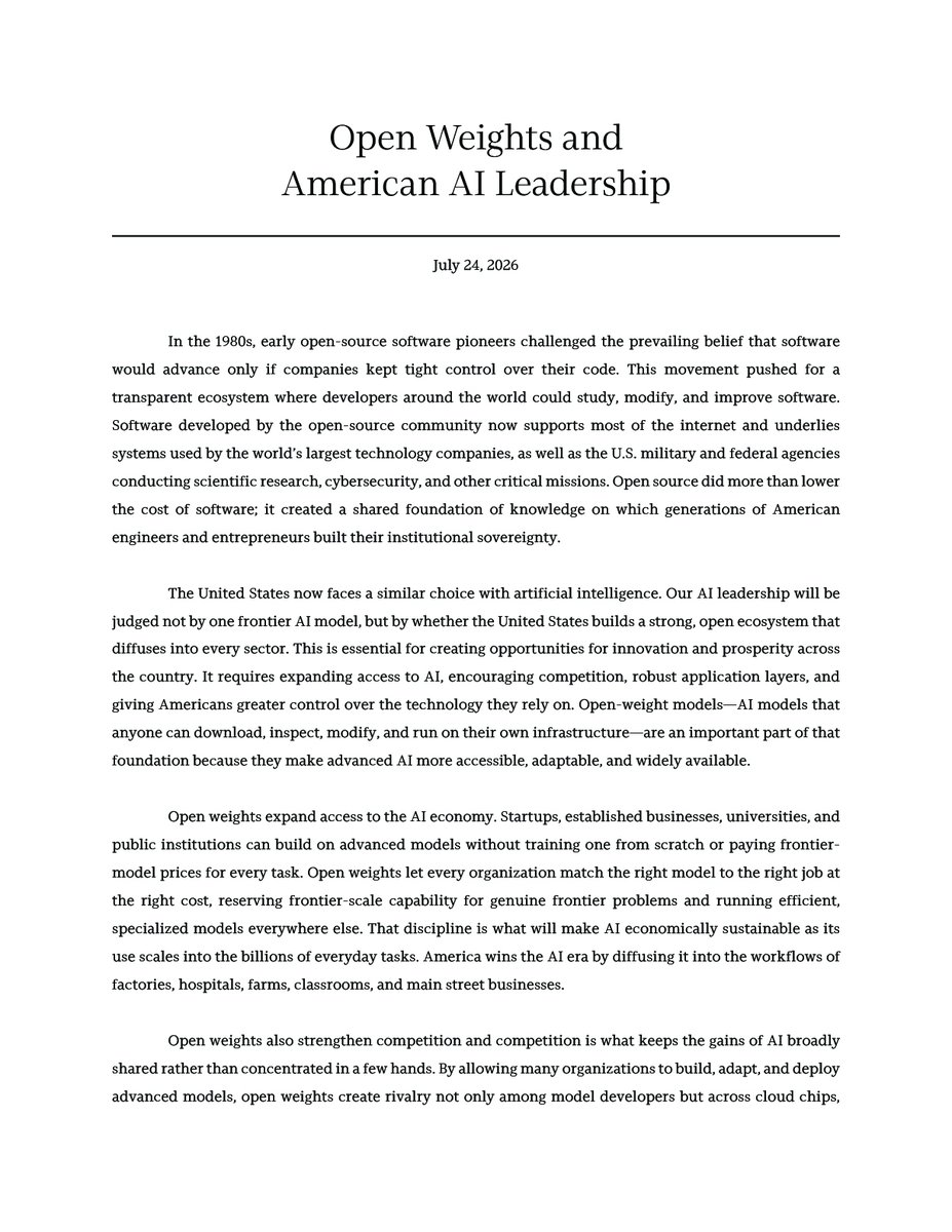 山姆·奥特曼：OpenAI 拒绝签署支持开源 AI 模型信件，英伟达已签 图片 1