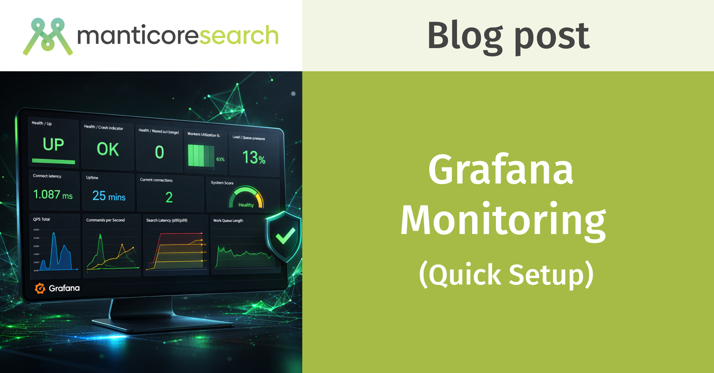 Monitor Manticore Search in Grafana with One Command 图片 1