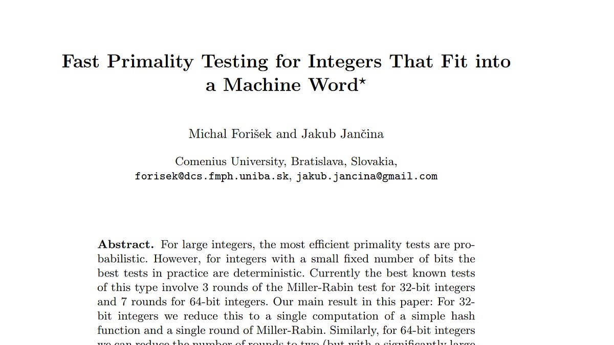 Fast Primality Testing for Integers That Fit into a Machine Word 图片 1
