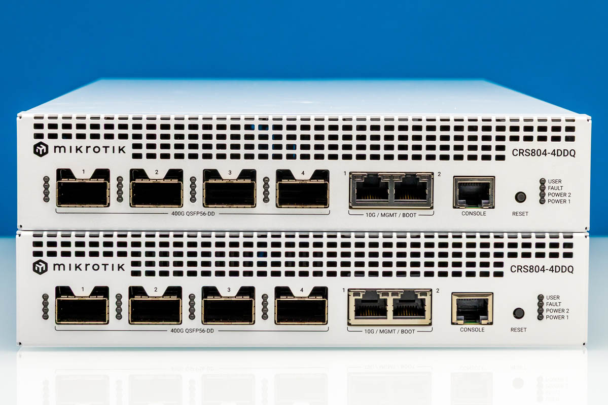 MikroTik CRS804-4DDQ-HRM 400GbE 交换机评测 图片 1