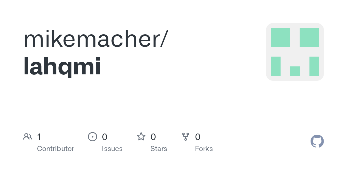 mikemacher pushed lahqmi 图片 1