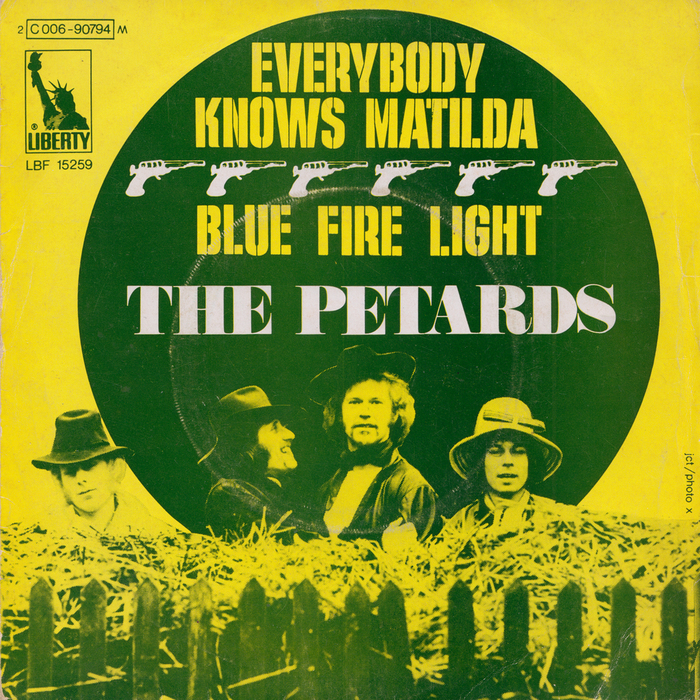 The Petards – “Everybody Knows Matilda” / “Blue Fire Light” French single cover 图片 1
