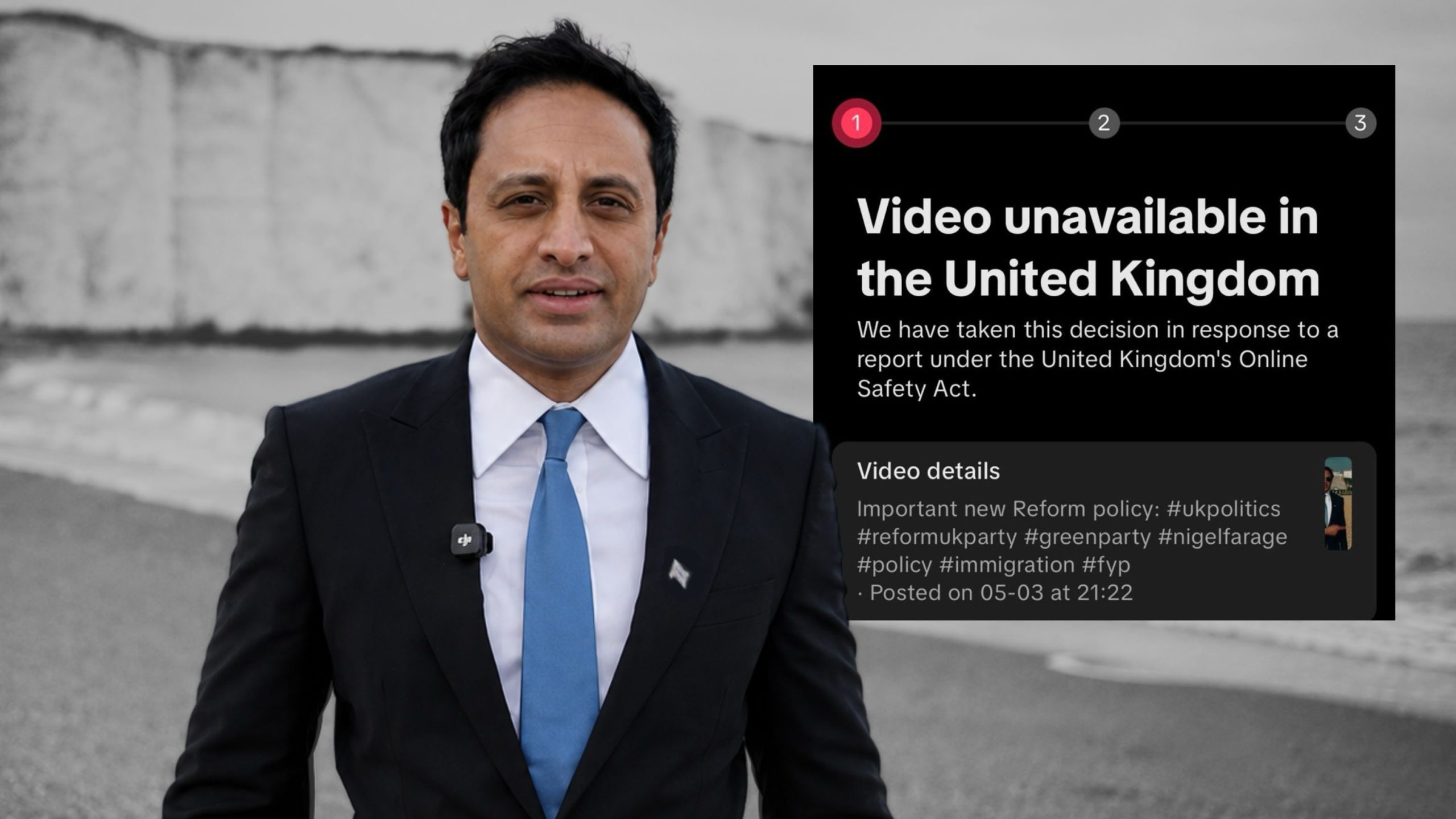 UK Online Safety Act Used to Censor Reform UK Video 图片 1