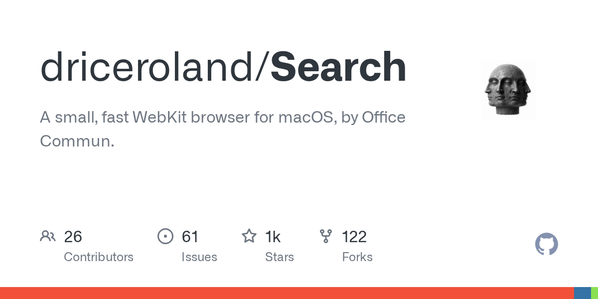 Search – 一个小型、快速的 macOS WebKit 浏览器 图片 1